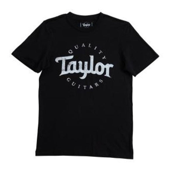 Taylor 15858 Basic Black Aged Logo T-Shirt - L