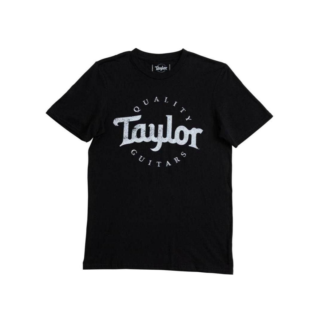 Taylor 15860 Basic Black Aged Logo T-Shirt - XXL - Ray's Midbell Music