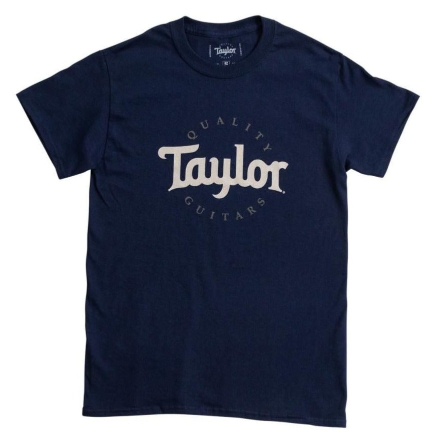 Taylor 16546 Mens Two-Color Logo Shirt, Navy- Large