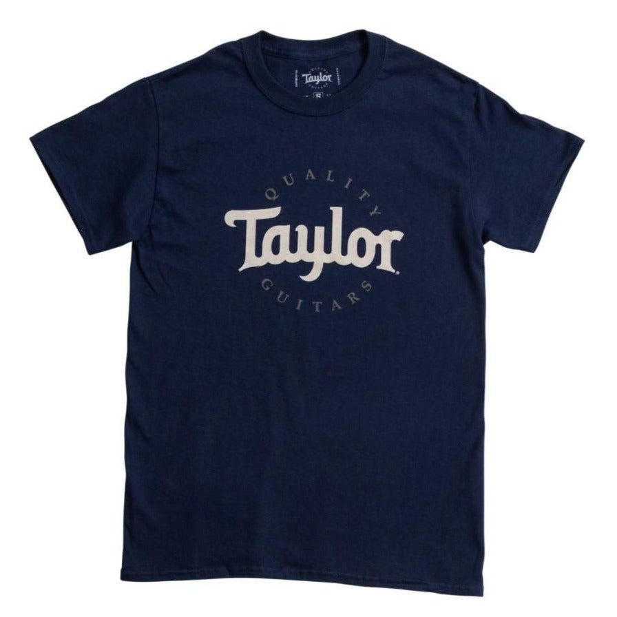 Taylor 16544 Mens Two-Color Logo Shirt, Navy- Small