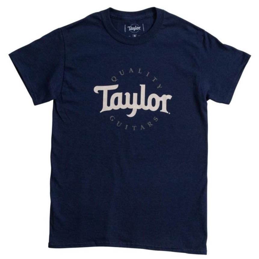 Taylor 16545 Mens Two-Color Logo Shirt, Navy- Medium - Ray's Midbell Music