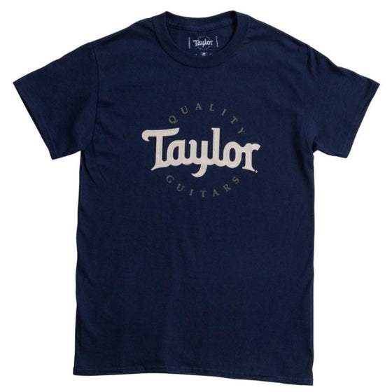 Taylor 16545 Mens Two-Color Logo Shirt, Navy- Medium