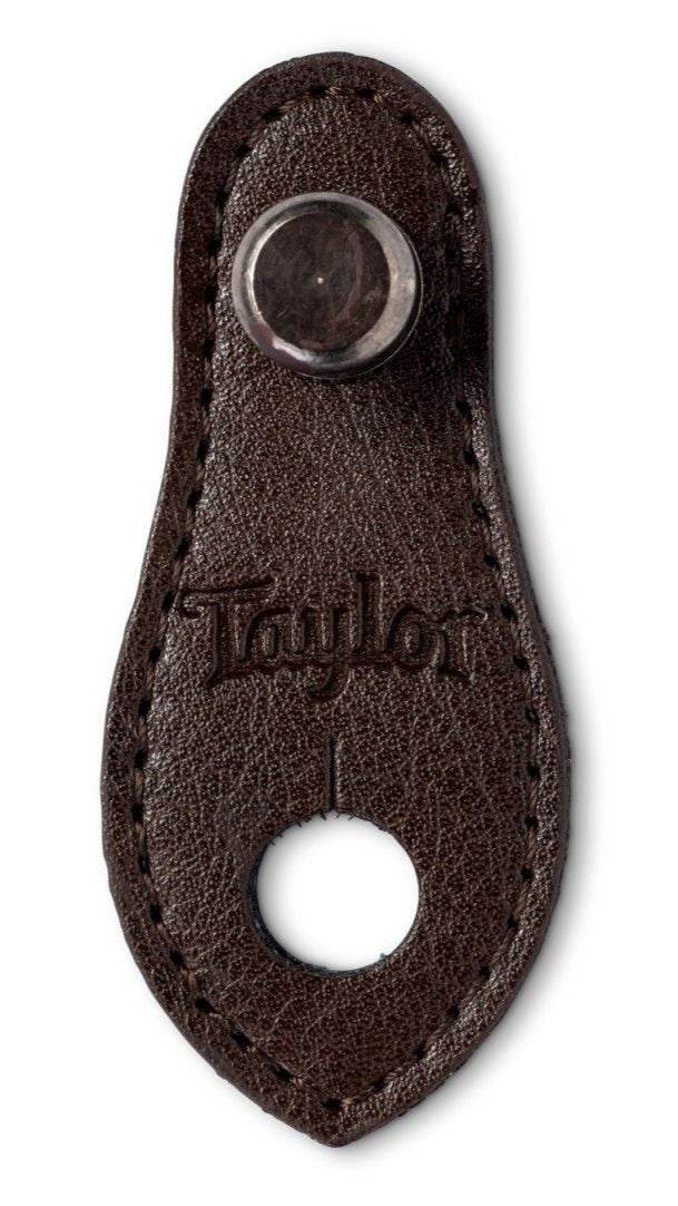 Taylor TSL05 Leather Straplink Output Jack Adapter (Chocolate Brown) - Ray's Midbell Music
