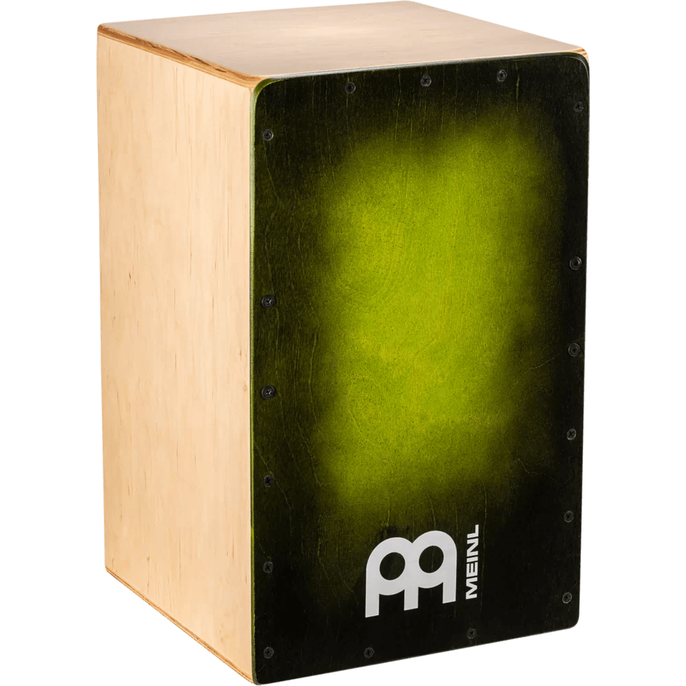 MEINL PERCUSSN SC100GRB Snarecraft Series Cajon (Green Burst) - Ray's Midbell Music
