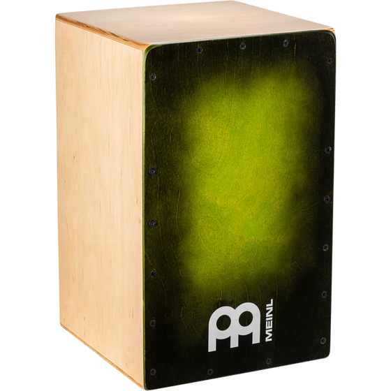 MEINL PERCUSSN SC100GRB Snarecraft Series Cajon (Green Burst)