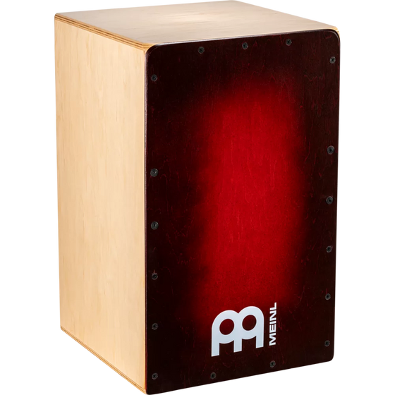 MEINL PERCUSSN SC100RDB Snarecraft Series Cajon (Red Burst)