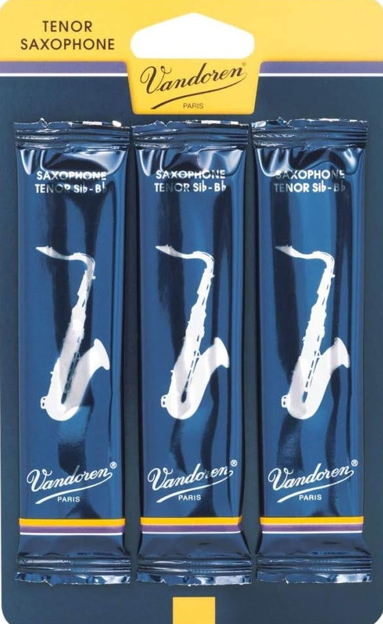 Vandoren SR22353V #3.5 Tenor Sax Reeds, Card of 3