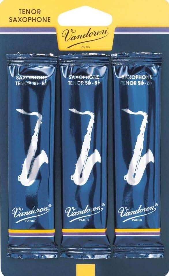 Vandoren SR22353V #3.5 Tenor Sax Reeds, Card of 3 - Ray's Midbell Music