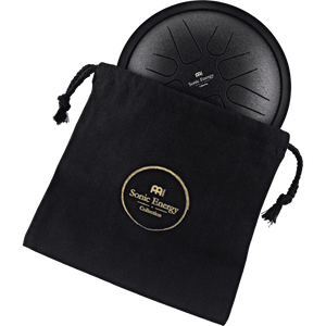 MEINL PERCUSSN SSTD1BK Small Steel Tongue Drum, F Minor, Black - Ray's Midbell Music