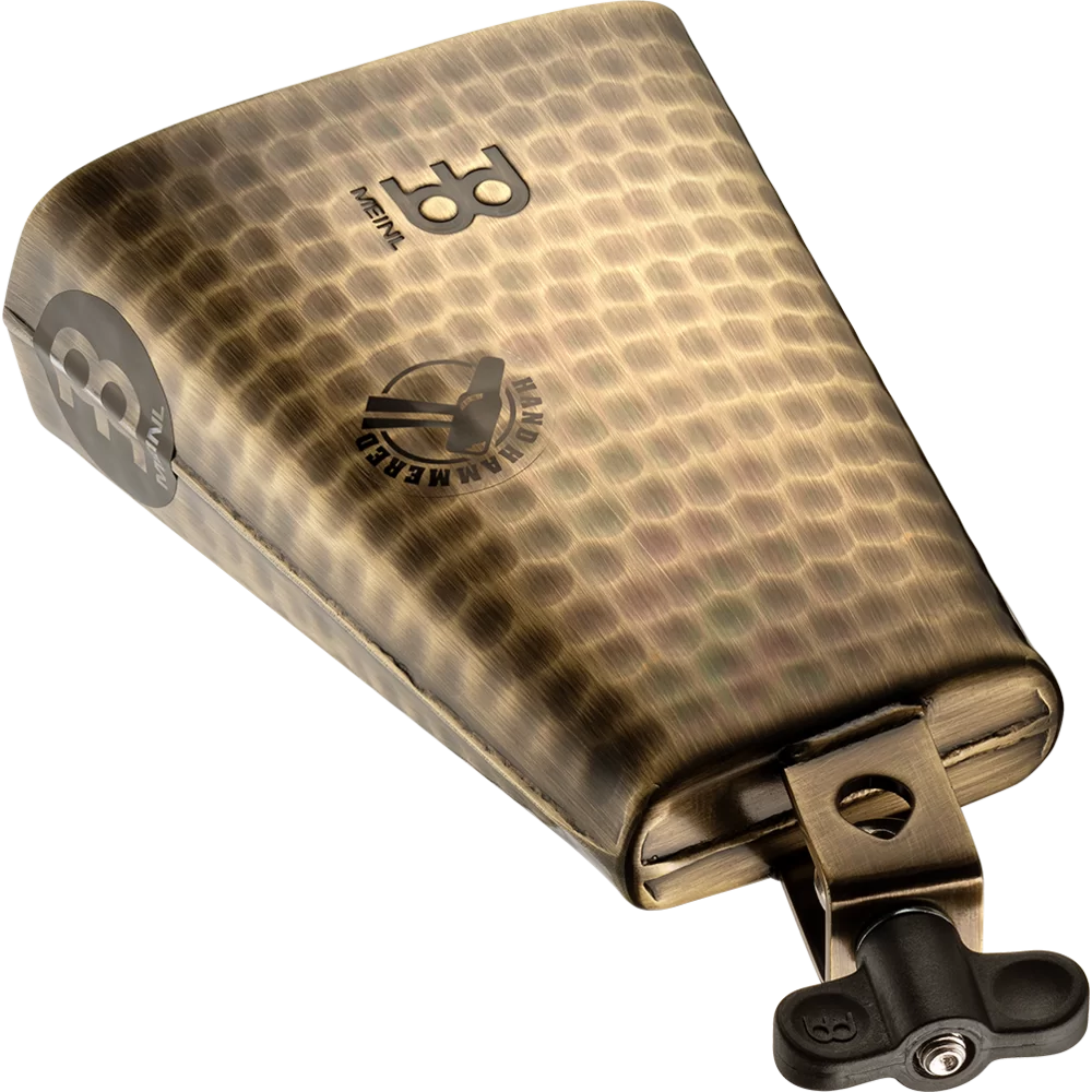 MEINL PERCUSSN STB625HHG 6 1/4" Hammered Cowbell, Hand brushed gold