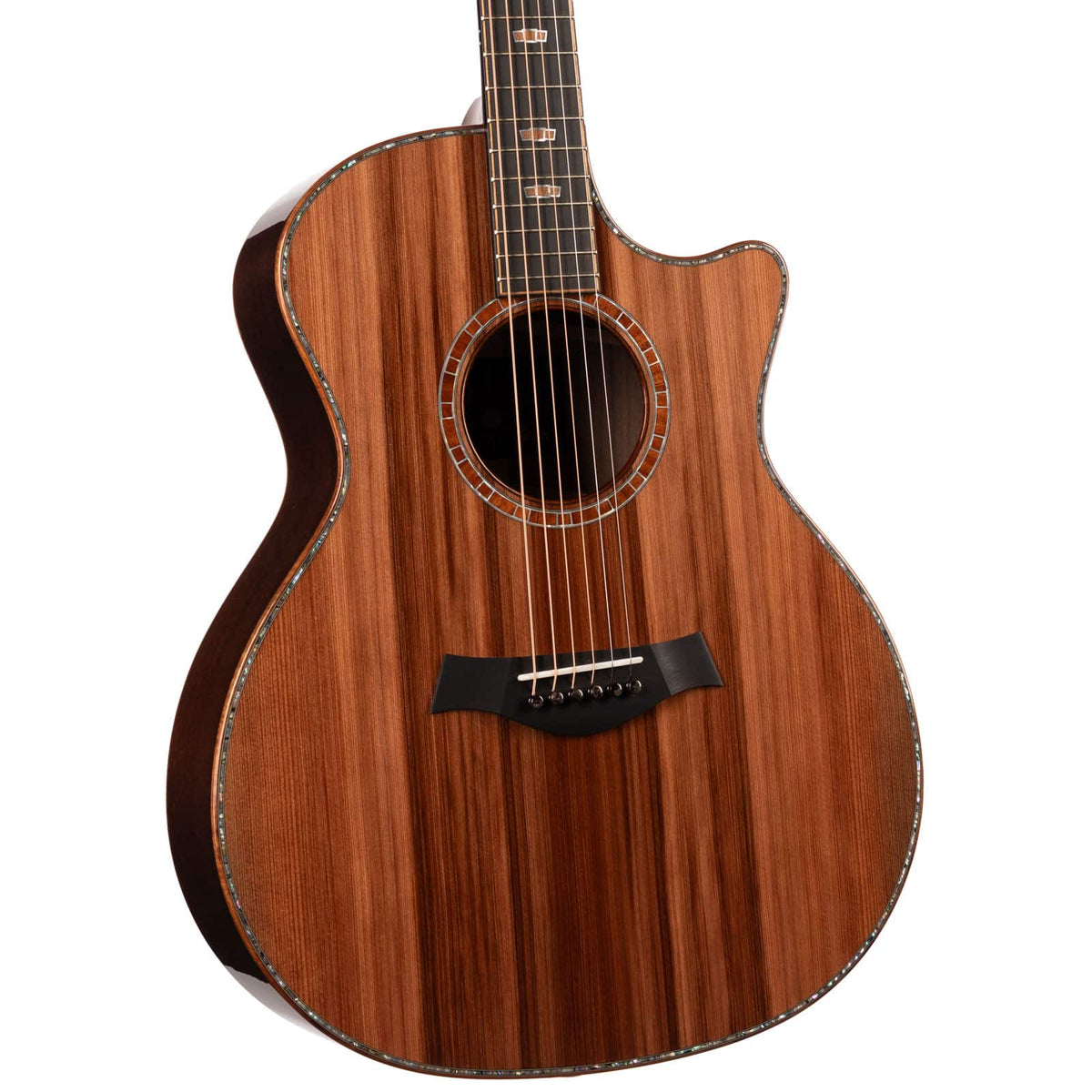 TAYLOR C14CE B6028 Custom Series #28 Grand Auditorium A/E Guitar (Sinker Redwood Top, Walnut Back/Sides, Koa Binding, Brown Sugar Natural Gloss Finish)