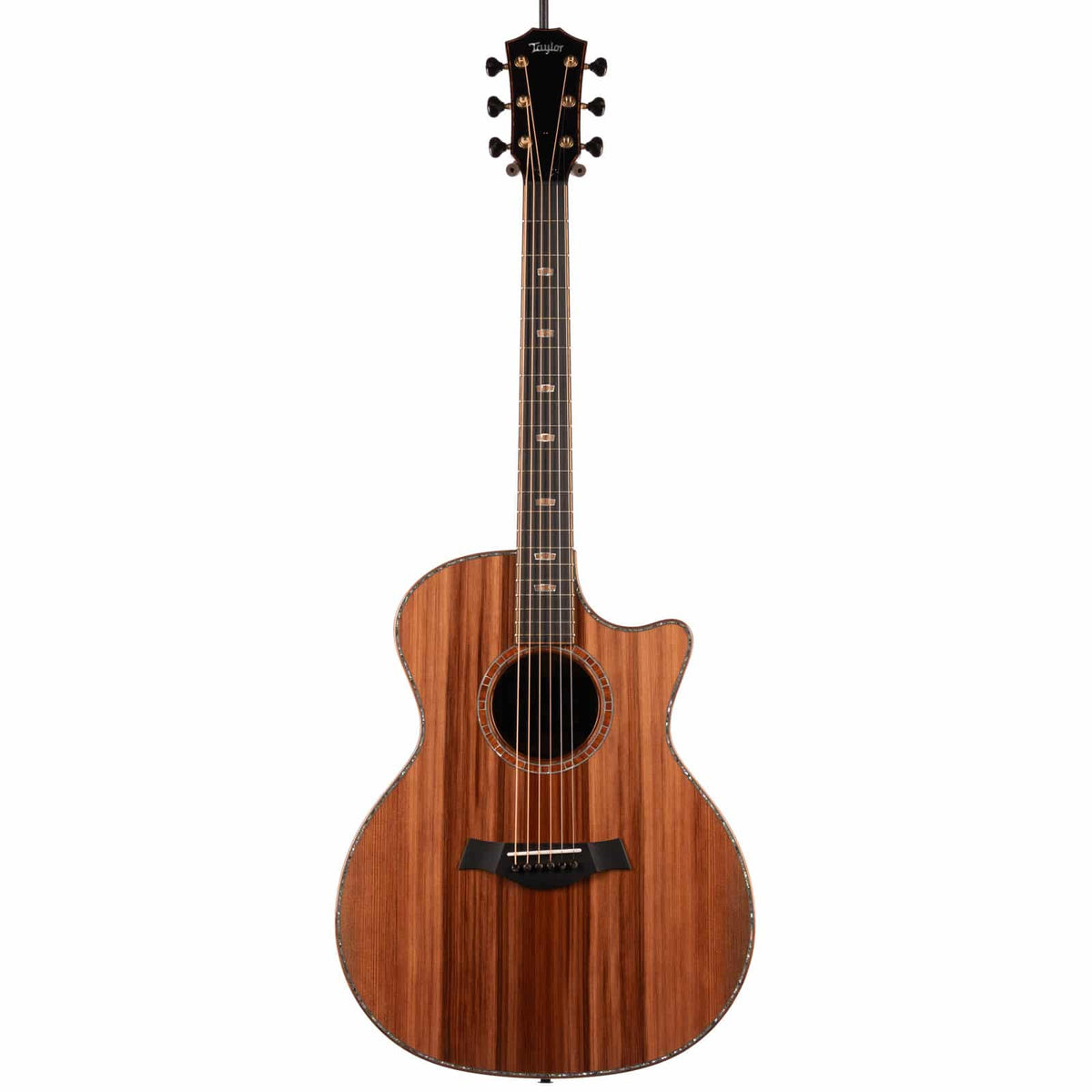 TAYLOR C14CE B6028 Custom Series #28 Grand Auditorium A/E Guitar (Sinker Redwood Top, Walnut Back/Sides, Koa Binding, Brown Sugar Natural Gloss Finish)