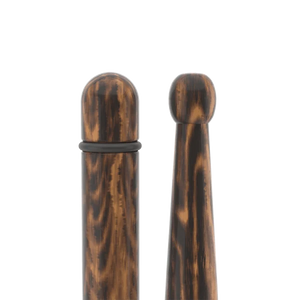 PRO MARK BYOS FireGrain Hickory Marching Drumstick, Wood Tip - TXDCBYOSWFG
