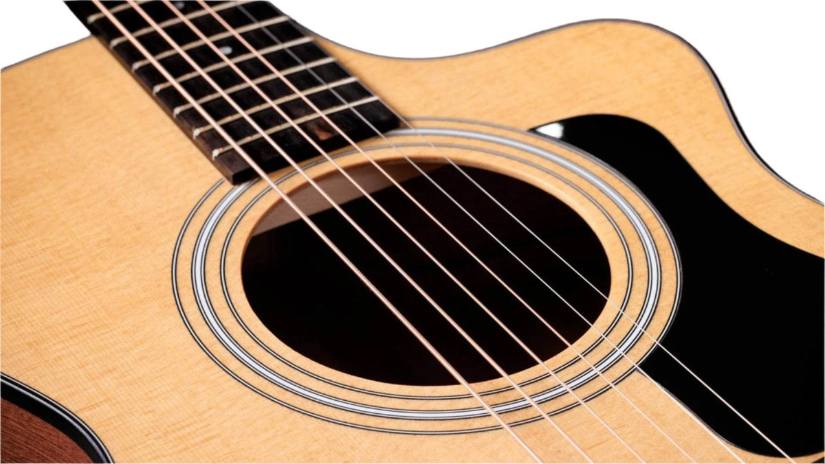 Taylor 112CE 100 Series Grand Concert Single Cut A/E Guitar (Natural, Sapele back & sides) - Ray's Midbell Music
