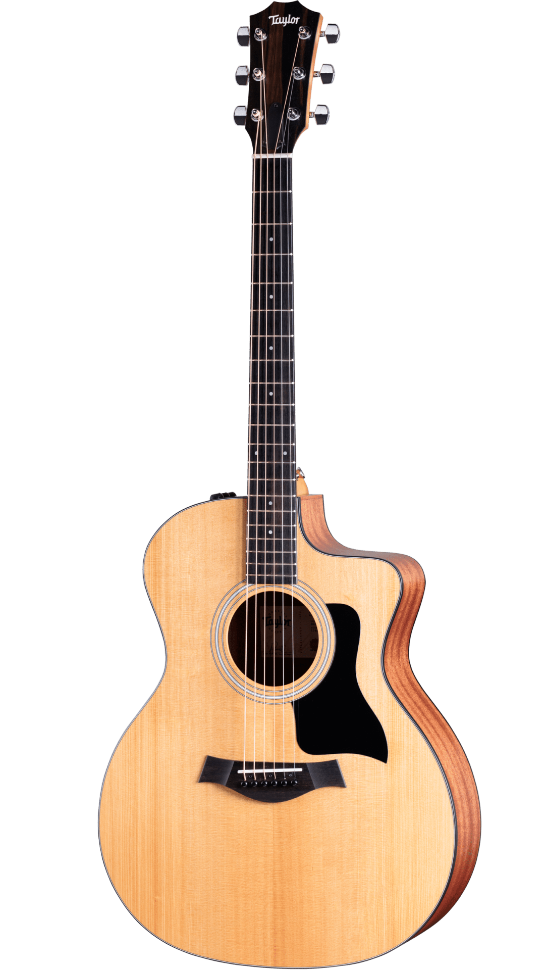 Taylor 114CE 100 Series Grand Auditorium Cutaway A/E Guitar (Natural, Sapele Back & Sides)