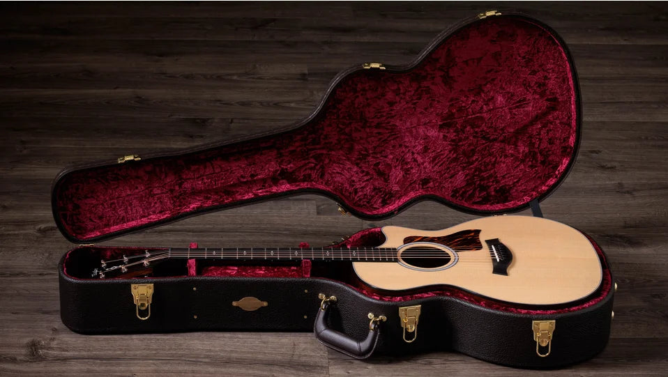 Taylor 314CE NEXT GENERATION 300 Series A/E Guitar (Natural) With Action Control Neck, Scalloped V Class Bracing, Claria Pickup System