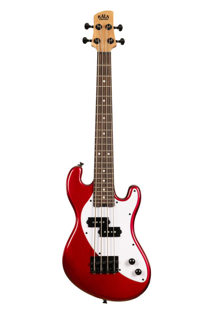Kala UBASS-SB-RD-FS Solid Body Electric UBASS Gloss Red