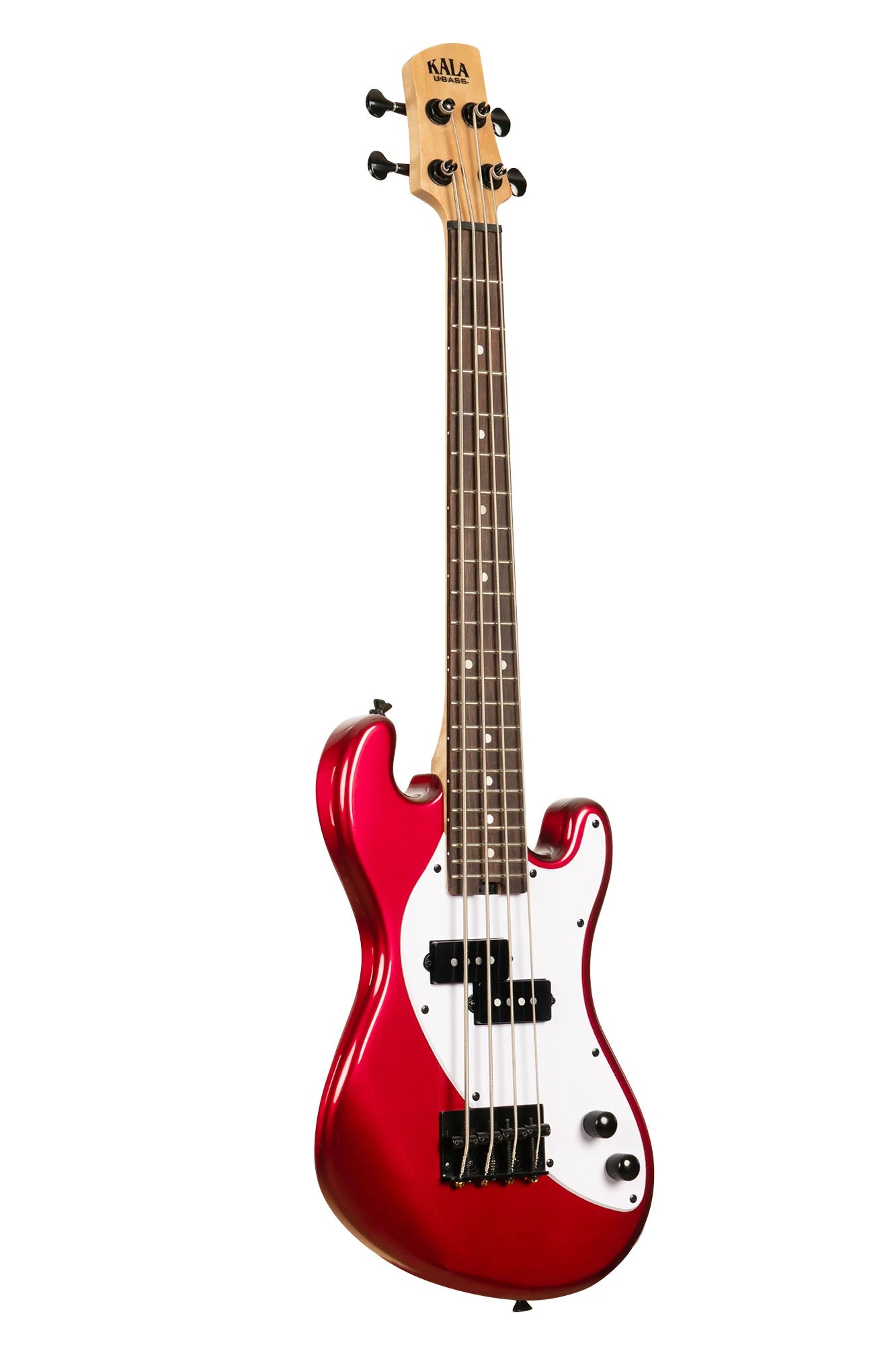 Kala UBASS-SB-RD-FS Solid Body Electric UBASS Gloss Red
