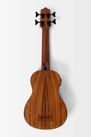 KALA UBASS-TEAK-FS Teak Acoustic-Electric UBass w/ Bag