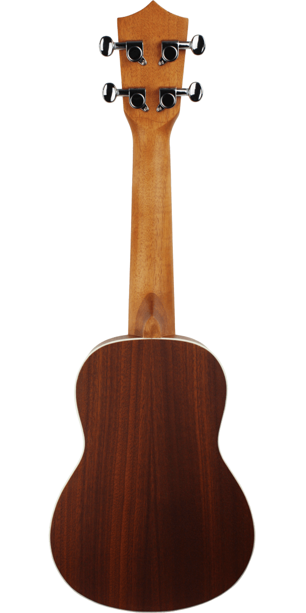 Amahi UK217S Soprano Mahogany Ukulele w/ White Binding & Deluxe Bag - Ray's Midbell Music