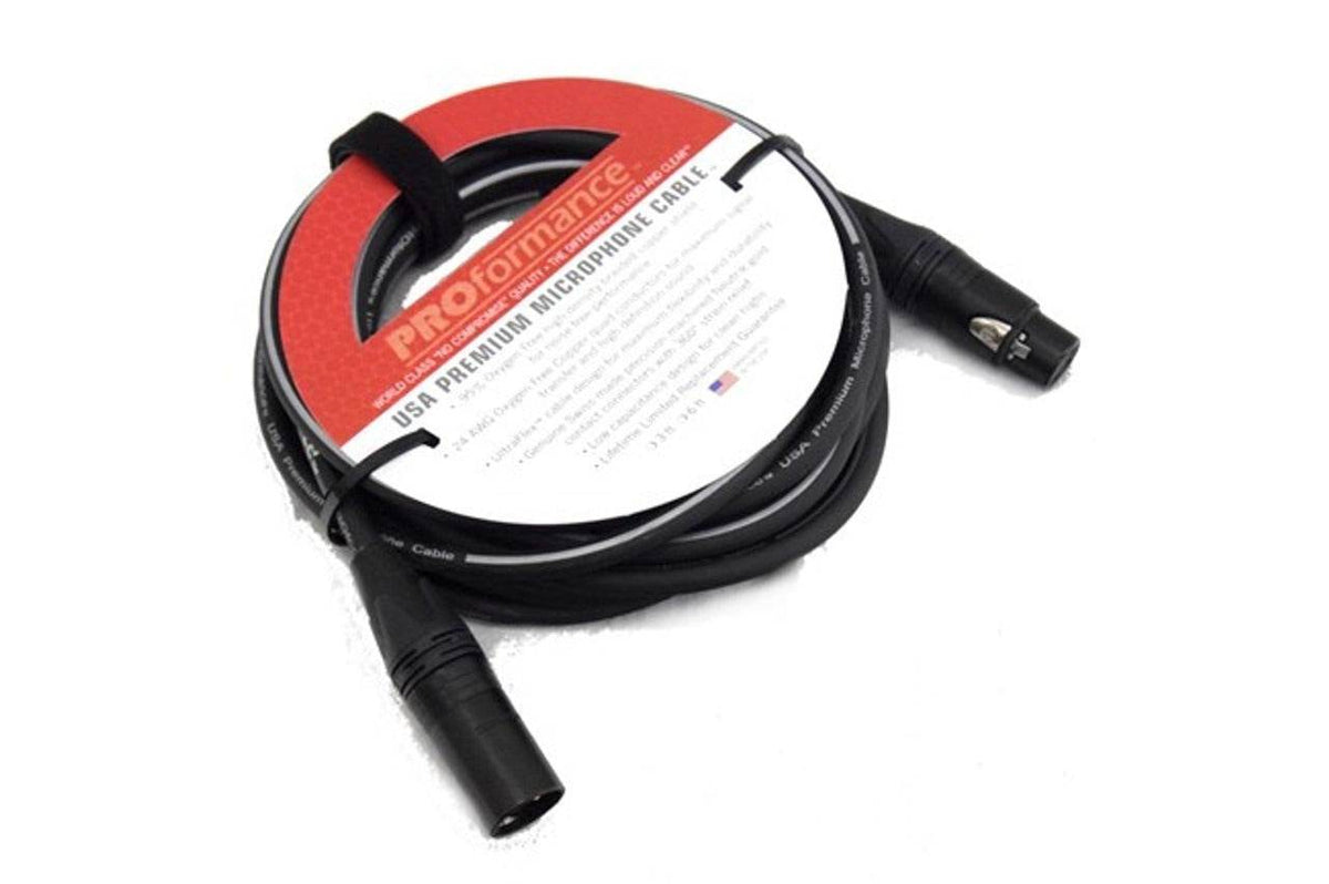 PROformance USAMIC10 10' Premium Microphone Cable - Ray's Midbell Music