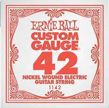 ERNIE BALL E1142 .042 Nickel Wound Electric Guitar String - Ray's Midbell Music