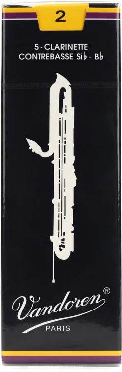 VANDOREN CR152 #2 Contrabass Reeds, Box of 5 - Ray's Midbell Music