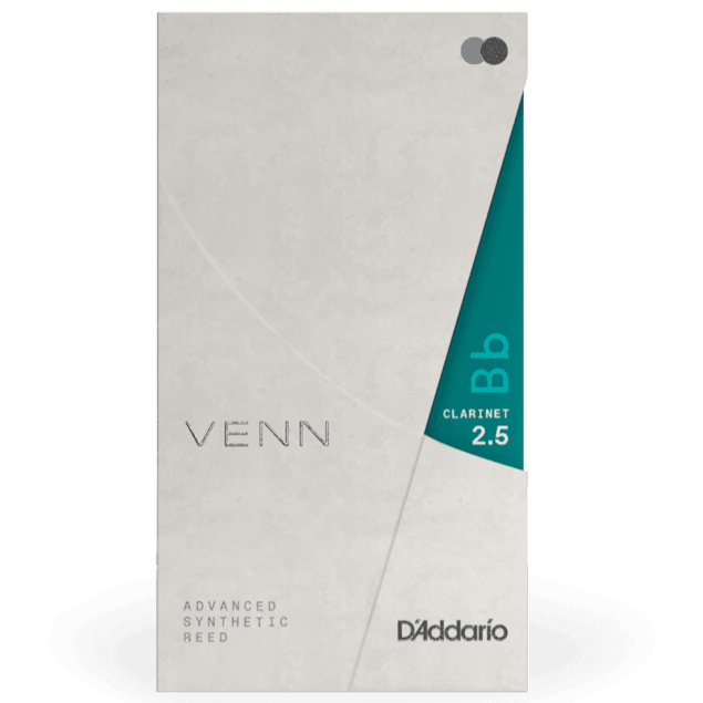 D'ADDARIO VBB0125G2 #2.5 VENN Clarinet Synthetic Reed, G2 - Ray's Midbell Music