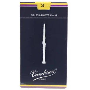 VANDOREN CR103 #3 Clarinet Reeds, Box of 10