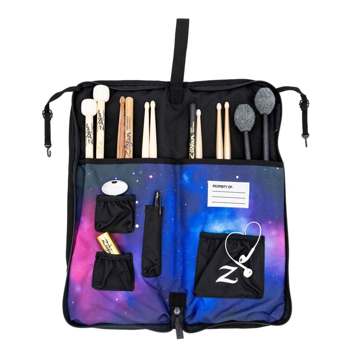 ZILDJIAN ZXSB00302 Student Stick Bag - Purple Galaxy - Ray's Midbell Music