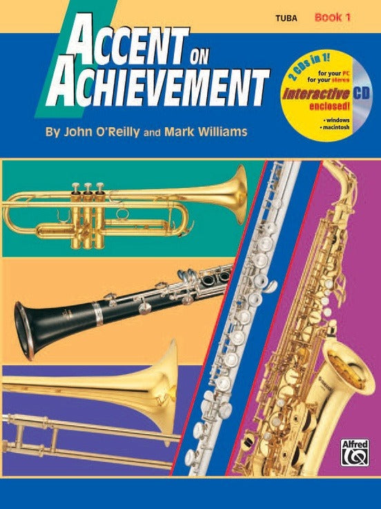 ALFRED 0017095 Accent on Achievement Book 1 Tuba
