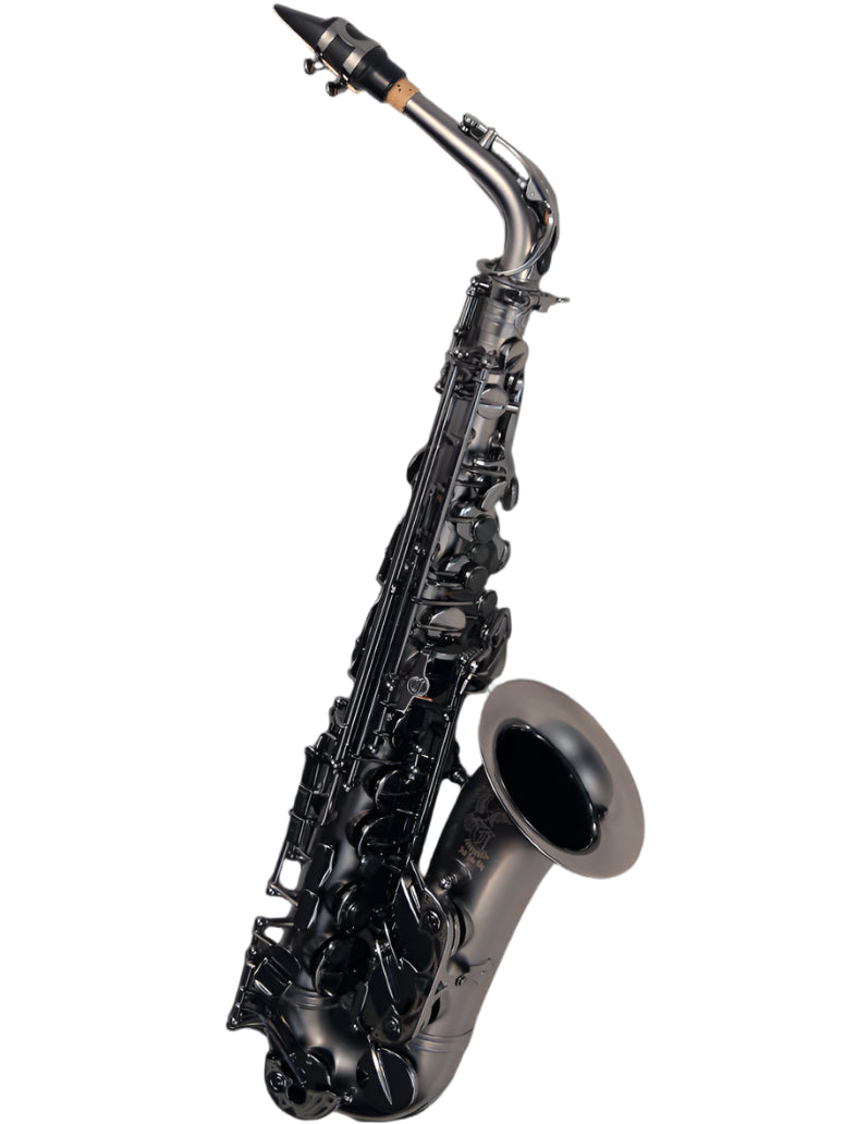 CANNONBALL A5BICEB Big Bell Raven Pro Alto Sax, Stone Series