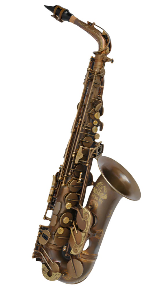 CANNONBALL A5BRCE5 Big Bell Pro Alto Sax, Brute, Custom Engraved, Tier 5