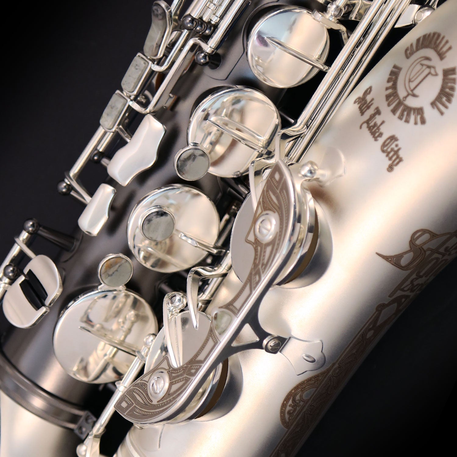 CANNONBALL T5HS Big Bell Stone Series Pro Tenor Sax, Hotspur Black/Silver