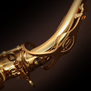 CANNONBALL A5G Big Bell Pro Alto, Rich Gold Plated w/ Clear Lacquer
