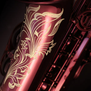 Cannonball A5R Pro Big Bell Alto Sax, Stone Series Black Ruby