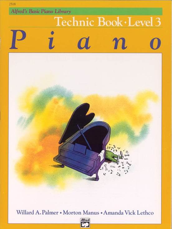 ALFRED 002518 Alfred's Basic Piano Course: Technic Book 3 [Piano] - Ray's Midbell Music