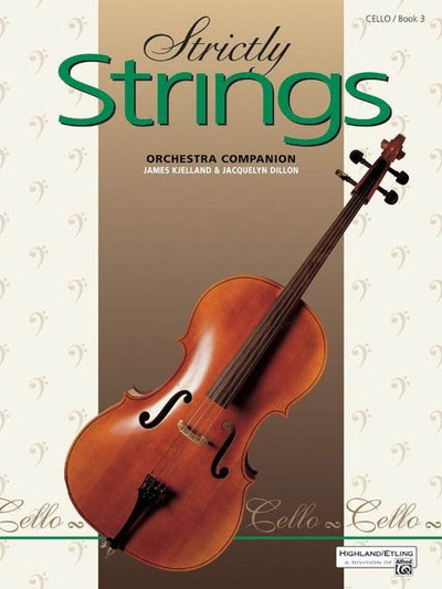 ALFRED 0016861 Strictly Strings Cello Book 3 - Ray's Midbell Music