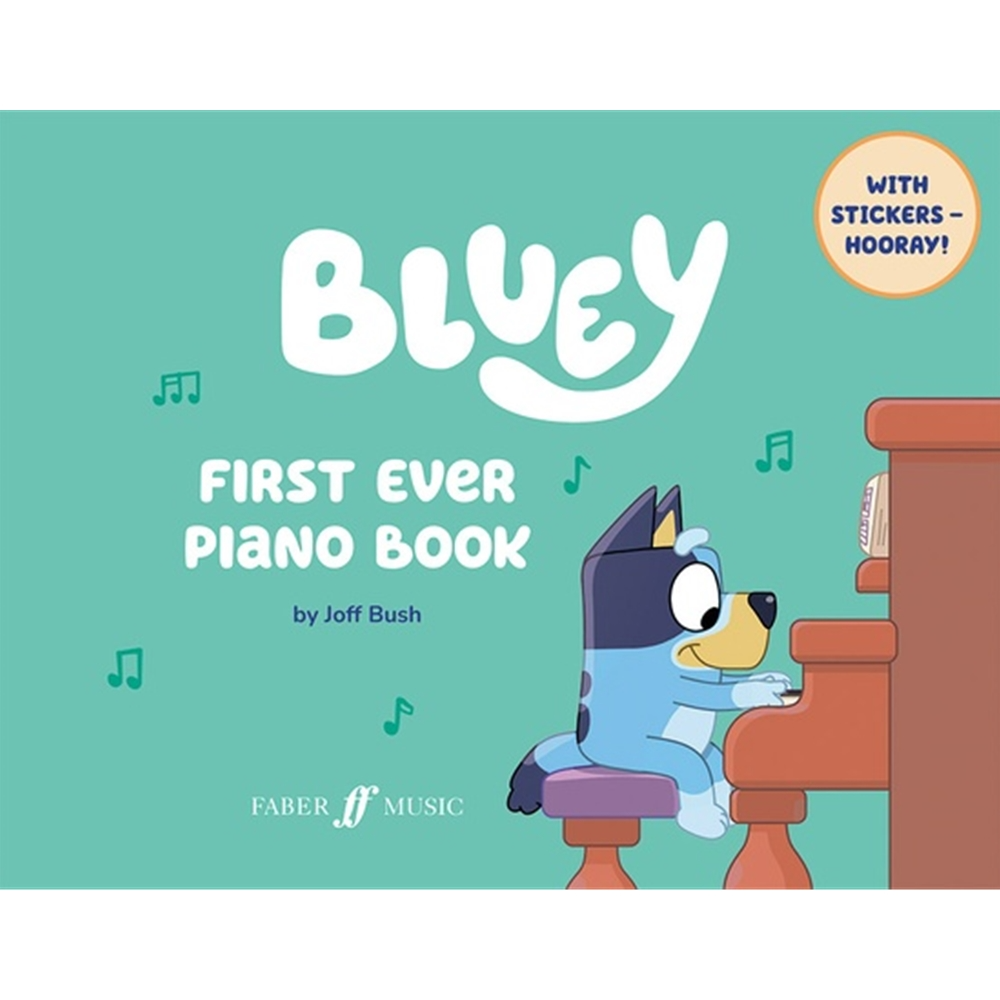 FABER 120571543529 Bluey: First Ever Piano Book