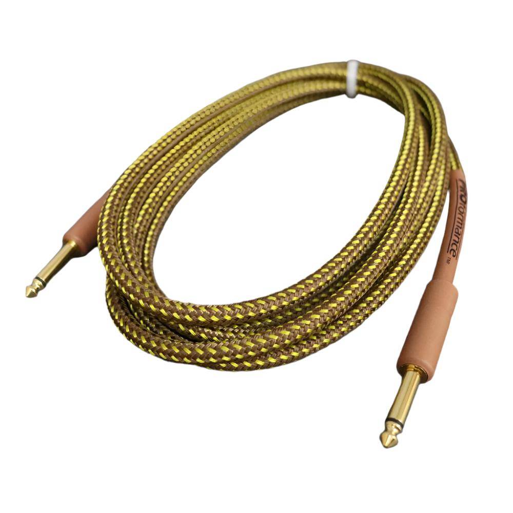 PROformance LCH10TWD 10' Woven Cloth Instrument Cable (Tweed) - Ray's Midbell Music