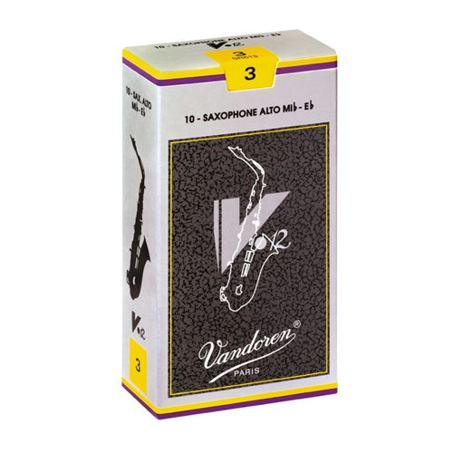 VANDOREN SR6135 V12 #3.5 Alto Sax Reeds, Box of 10