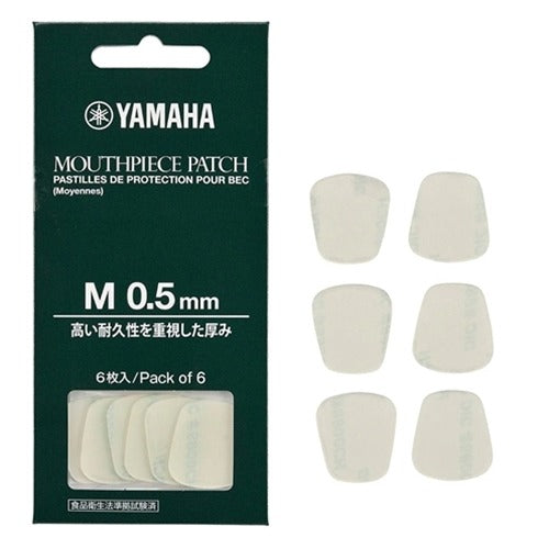YAMAHA YACMPPA3M5 0.5mm Clear Mouthpiece Patch 6 pack