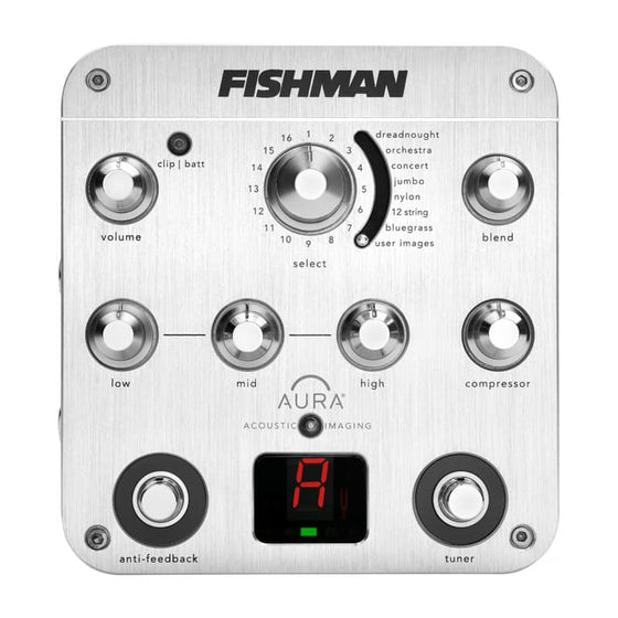 FISHMAN PROAURSPC Aura Spectrum Acoustic Imaging DI Pedal