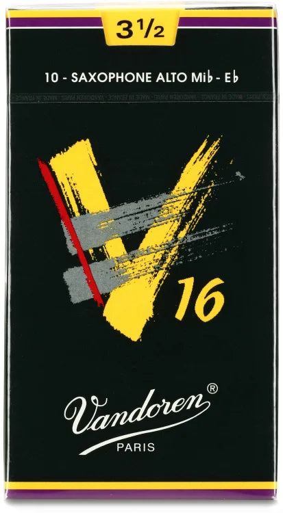 VANDOREN V16 SR7035 #3.5 Alto Sax Reeds, Box of 10