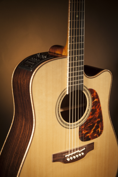 Takamine JTAKP7DC Pro Series All Solid Dread A/E Guitar (Natural)