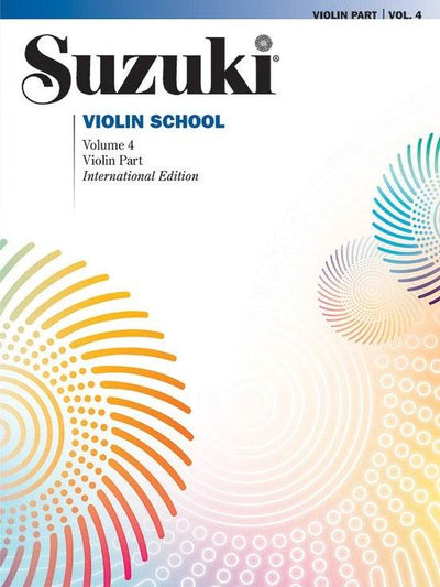 ALFRED 000150S Suzuki Violin School, Volume 4 (International Edition) - Ray's Midbell Music
