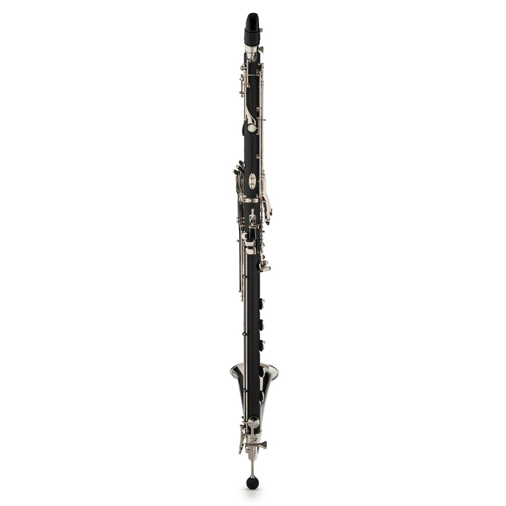 Backun BCLBBALPHACSKZ Alpha Low C Bass Clarinet w/ Silver Plated Keys, 2-Piece Neck, Backpack Style Case