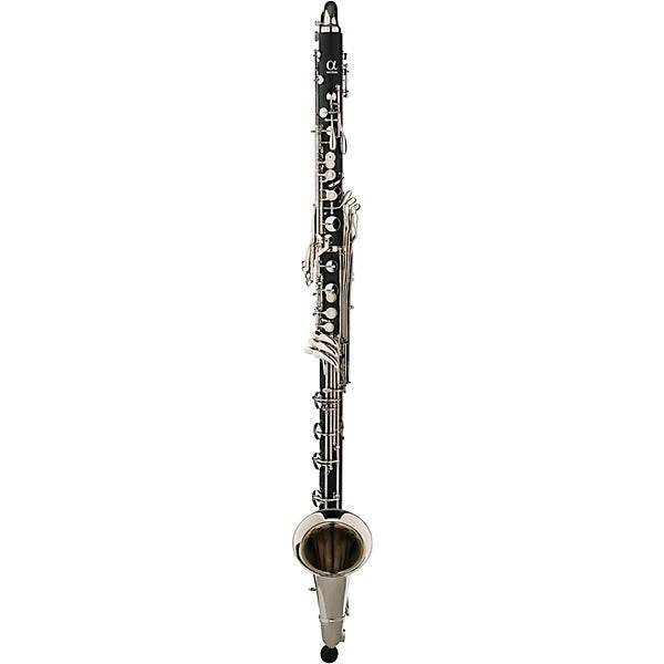 Backun BCLBBALPHACNKZ Alpha Low C Bass Clarinet w/ Nickel Plated Keys, 2 - Piece Neck, Backpack Style Case - Ray's Midbell Music