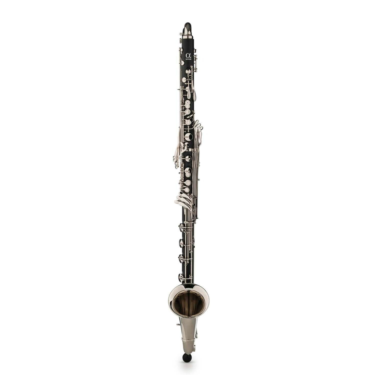 Backun BCLBBALPHACSKZ Alpha Low C Bass Clarinet w/ Silver Plated Keys, 2 - Piece Neck, Backpack Style Case - Ray's Midbell Music