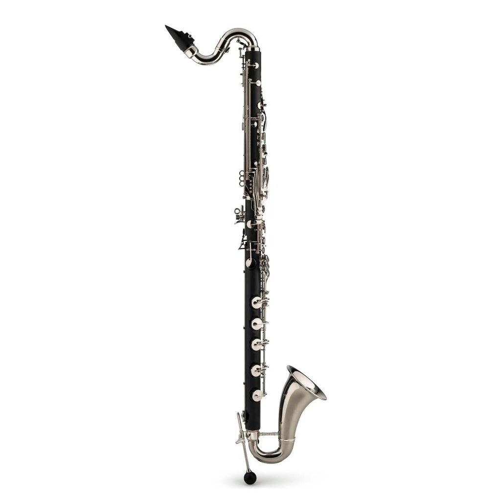 Backun BCLBBALPHACSKZ Alpha Low C Bass Clarinet w/ Silver Plated Keys, 2 - Piece Neck, Backpack Style Case - Ray's Midbell Music